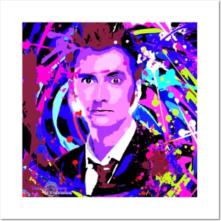 swirl 10th Doctor Posters and Art